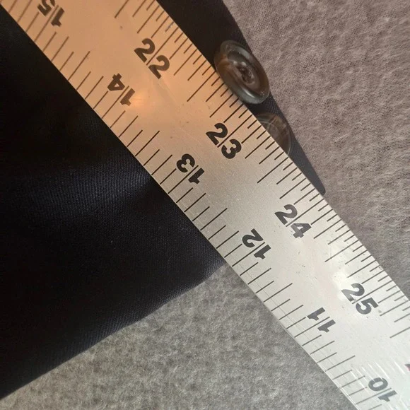 Lauren Ralph Lauren Mens Black Two Button Blazer Suit Jacket Made in Canada - Picture 11 of 16